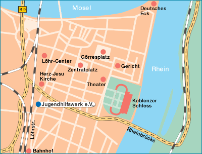 Stadtplan Koblenz